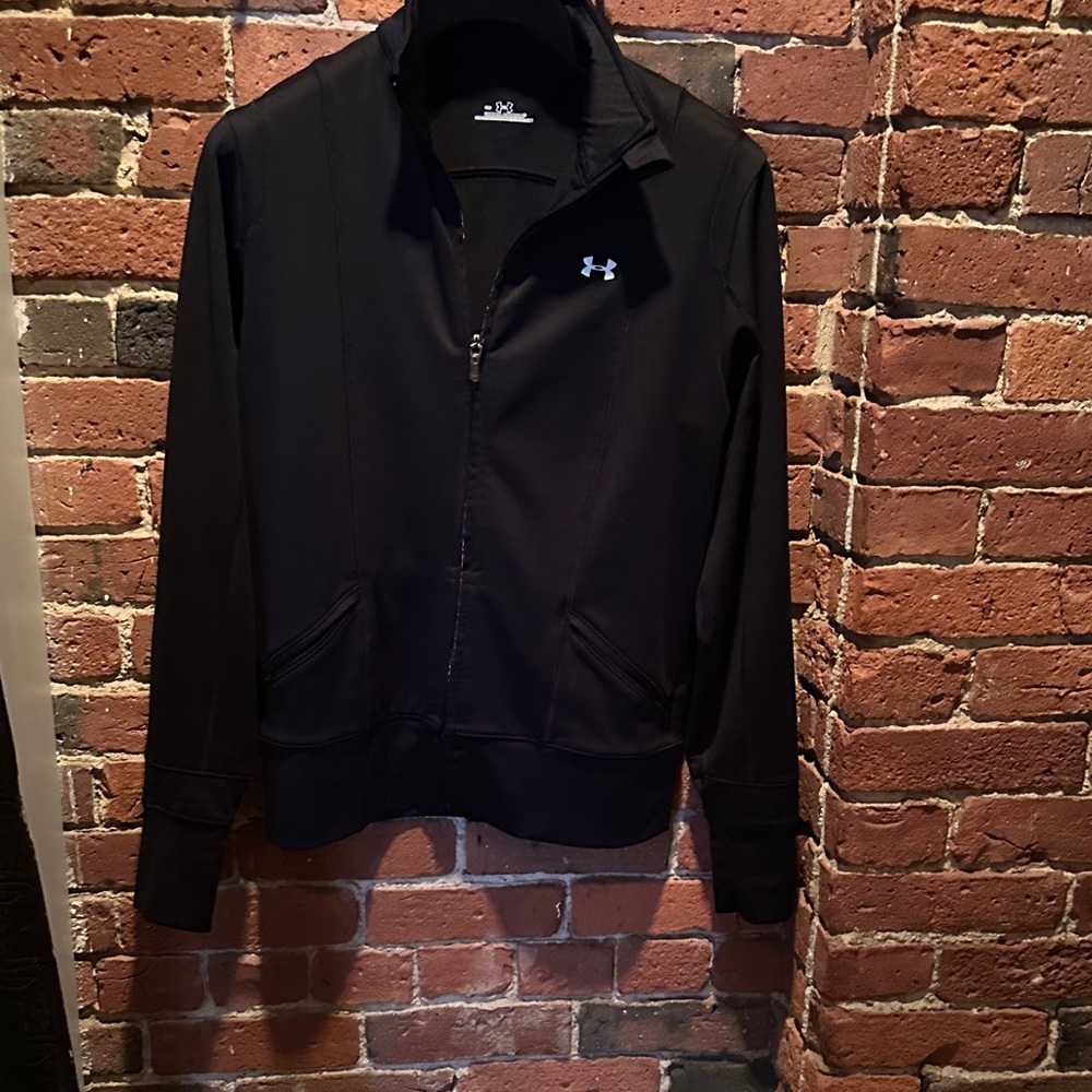 Men’s Under Armour Black Full-Zip Performance Jacket. Small (Unisex)
